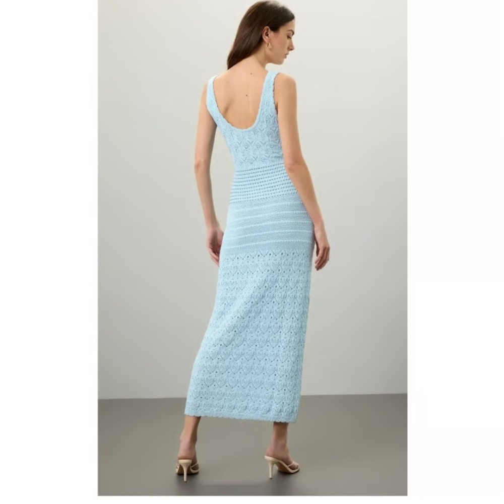 Ronny Kobo Crochet Knit Dress-L - Picture 2 of 8